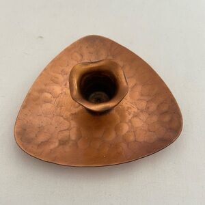 Vintage copper candle holder